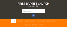 Tablet Screenshot of fbcmiltonpa.com